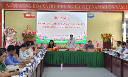 XÃ ĐÔNG THÁI TIẾP ĐOÀN GIÁM SÁT BAN VĂN HÓA – XÃ HỘI HĐND TỈNH AN GIANG VỀ KẾT QUẢ TỔ CHỨC DẠY HỌC 2 BUỔI/NGÀY VÀ SINH HOẠT HÈ CHO TRẺ EM, HỌC SINH TRÊN ĐỊA BÀN.
